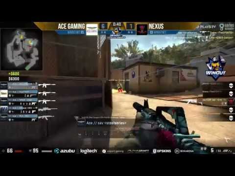 WinOut CS:GO Tournament - ACE Gaming vs. Nexus (Mapa 1 - Overpass) - Narração PT-BR