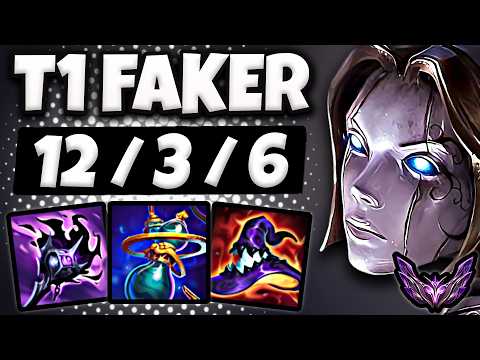 T1 Faker Orianna vs Syndra [ MID ] Korea Master Patch 26.3