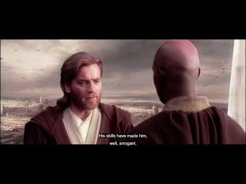 Star Wars Attack Of The Clones Deleted Scene: Obi-Wan and Windu - landing platform