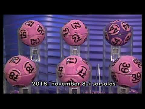 Kenó sorsolás 2018. november 8.