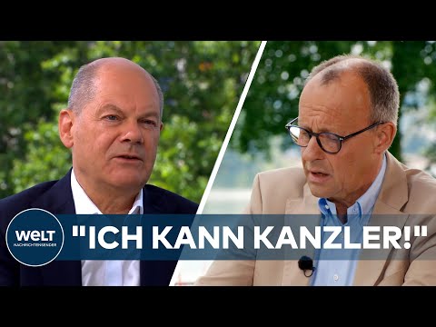 SCHOLZ VS MERZ: Fernduell vor der Sommerpause! Bundeskanzler und Kandidat in Interview!