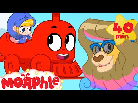 Animal Train - My Magic Pet Morphle | Cartoons For Kids | Morphle TV | Mila and Morphle