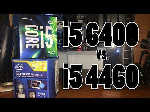 Skylake vs. Haswell: i5 6400 vs. i5 4460