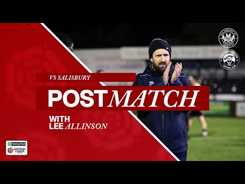 POST MATCH REACTION | Lee Allinson | Salisbury 1-0 Hemel Hempstead Town | National League South