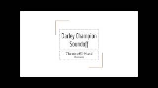 Darley Champion Soundoff Rincon's weekly siren test .