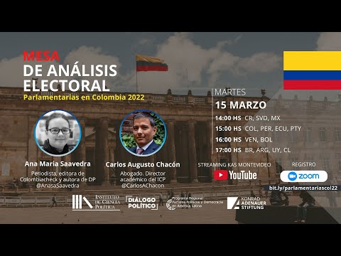 Mesa de Análisis parlamentarias Colombia 2022
