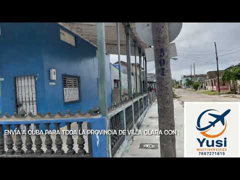 Día de lluvia y gris por Cuba en el pueblo de Caibarién provincia de Villa Clara.
