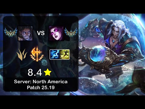Sylas Jungle vs Morgana - NA Challenger - Patch 25.19