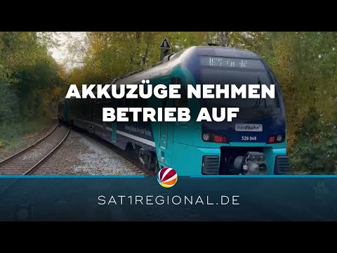 Akkuzüge ersetzen Dieselfahrzeuge zwischen Kiel und Eckernförde