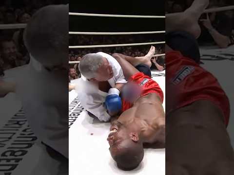 【タックルからの内転筋圧迫絞め】合気道師範 vs ヘビー級ボクサー #異種格闘技戦 #mma