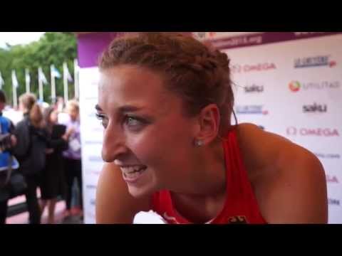 Christina Hering (GER) after winning Bronze in the 800m