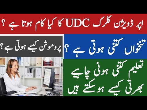 UDC ka Kya Kam hota hai|UDC interview|UDC salary|UDC  full form|UDC  promotion process