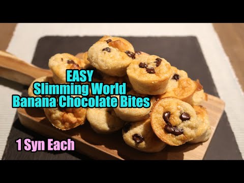 EASY Slimming World Banana Chocolate Bites - 1 Syn Each