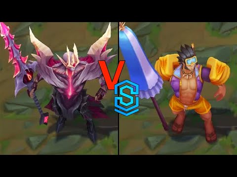 Prestige Visions of the Fallen Jarvan IV VS Pool Party Jarvan IV