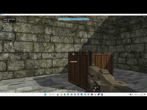 DirectX 11 Game Engine - FPS Game Demo with HUD