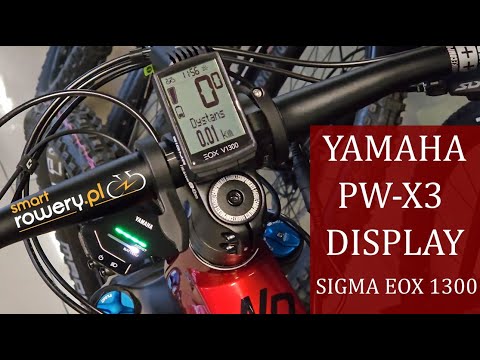 Yamaha PW-X3 e-bike, display Sigma EOX VIEW 1300