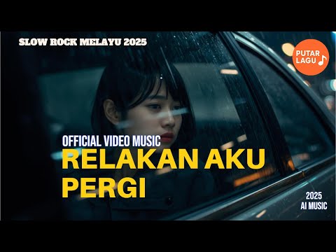 Relakan Aku Pergi–Lagu Slow Rock 2025 | Lagu Sedih Romantis Menyentuh Hati | Official AI Music Video