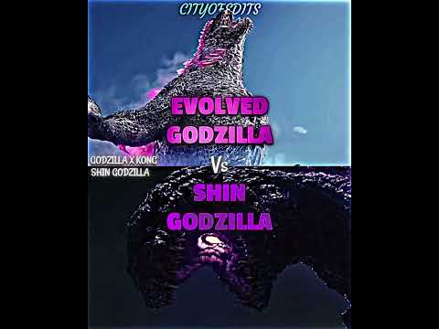 Evolved Godzilla vs Shin Godzilla #shingodzilla #godzillaxkong #wisedit #wis #vsbattle #vsedit