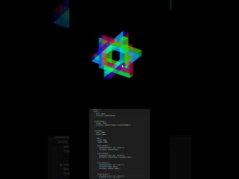3D Rotating Cubes Animation with Hover Effect 🔁✨ | Pure CSS Loader Design#coding #programming