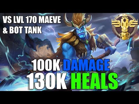 GROHK is an Insane All Rounder 100K DMG/ 130K Healing With Totemic Ward