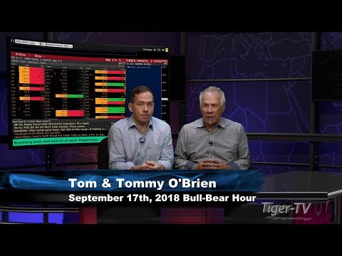 September 17th Bull-Bear Nadex Option Hour on TFNN - 2018