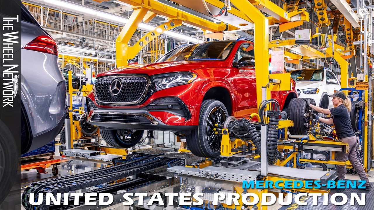 Inside Mercedes-Benz U.S. Plant Where SUVs Are Made: GLE, GLE Coupe, GLS, EQS SUV
