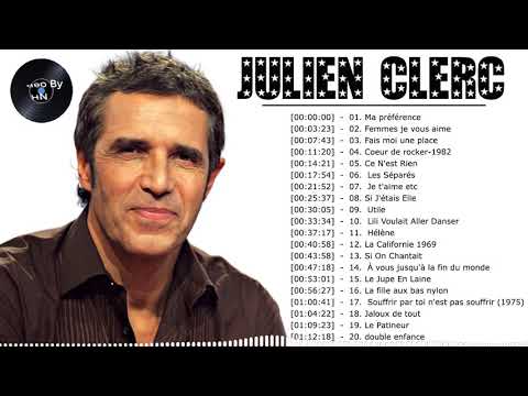 Julien Clerc Best of 2021 ||Julien Clerc Les Meilleures Chansons || Julien Clerc Playlist