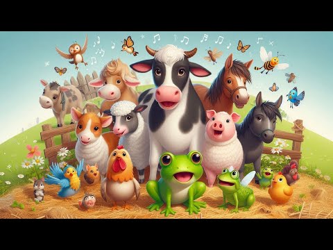 🐄🎶 Das Kuhlied | Ein lustiges Tier-Song-Abenteuer für Kinder! 🐑🐓