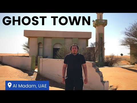 EXPLORING AN ABANDONED DESERT GHOST TOWN IN UAE 🇦🇪 (Al-Madam)