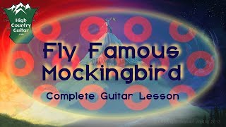 Fly Famous Mockingbird - Phish- (full song) - Guitar Lesson