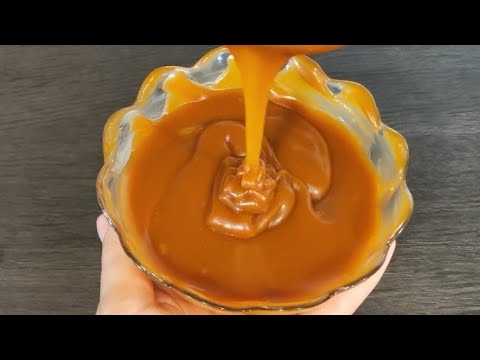 The best, fastest and most delicious caramel sauce recipe with only 2 ingredients | Very easy recipe