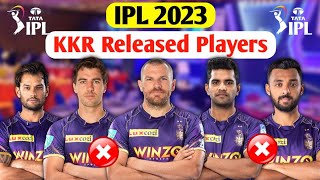 KKR Released Players Name IPL 2023 | KKR New Squad For IPL 2023 | KKR News | IPL Auction 2023