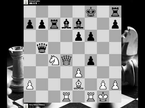 Harry Nelson Pillsbury vs Emanuel Lasker, Cambridge Springs, PA USA, 03.05.1904