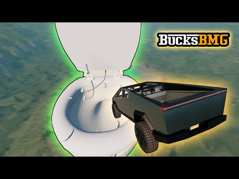 Crazy Jumping Cars Into a Gigantic Toilet - in BeamNG.Drive Game #2