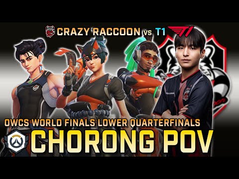 [ CH0R0NG ] Lucio MOVEMENT | Crazy Raccoon vs T1 | OWCS World Finals Lower Quarterfinals
