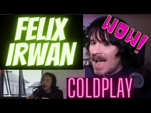 PRO SINGER'S first  REACTION to FELIX IRWAN - FIX YOU (Live)