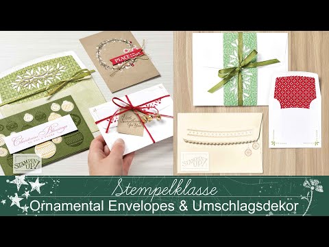Stamp Class #53 | Ornamental Envelopes & Envelope Decorating Dies | What do you do with them?