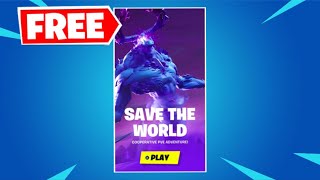 How To Get Save The World For FREE In Fortnite!