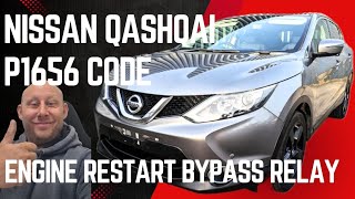2015 NISSAN QASHQAI IN FOR START STOP ERROR MESSAGE P1656 FAULT CODE #diy #mechanic #reels #shorts
