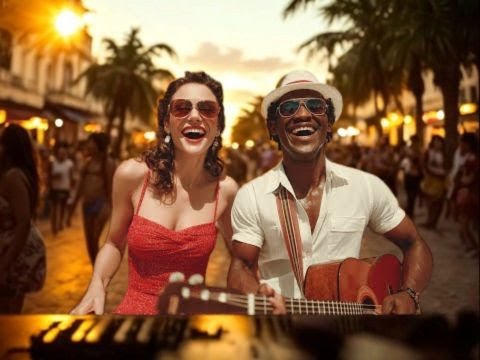 Cuban Salsa Music & Dancing on the Beach | Live Latin Band Sunset Show life in the tropics