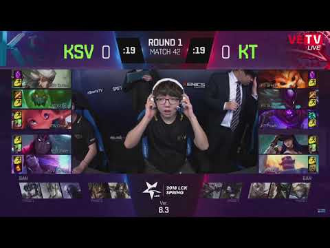 [20.02.2018] KSV vs KT Game 1 [LCK Spring 2018] KSV Esports vs KT Rolster