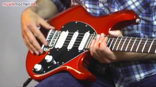 Video thumbnail for Sterling by Music Man S.U.B. Silo3 E-Gitarre im Test by musikmachen.de