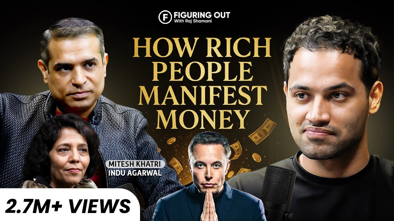 Tricks For Manifesting ₹1 Crore For 30 Days Using Law Of Attraction - Mitesh&Indu |FO385 Raj Shamani