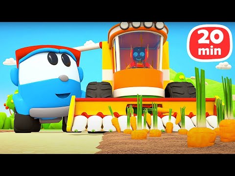 Leo und Co. auf der Farm. Leo der Lastwagen Kompilation. Cartoons auf Deutsch
