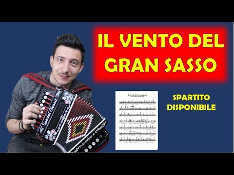 Il vento del Gran Sasso (VALZER) - SPARTITO PER ORGANETTO - Antonello Laurino