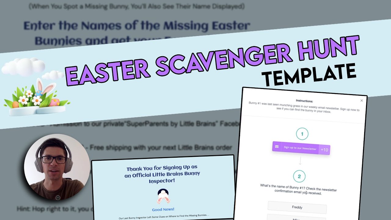 Easter Scavenger Hunt template
