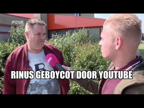 Zanger Rinus geboycot door YouTube