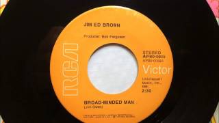 Broad Minded Man , Jim Ed Brown, 1973 Vinyl 45RPM