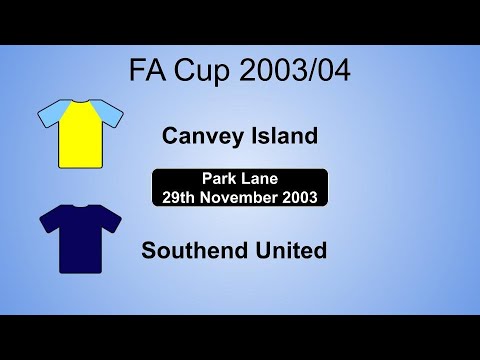 Canvey Island vs Southend United - 2003/04 FA Cup