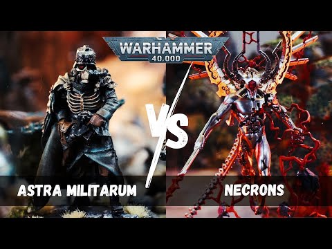 Death Korps of Krieg vs Necrons / Warhammer 40,000 Battle Report